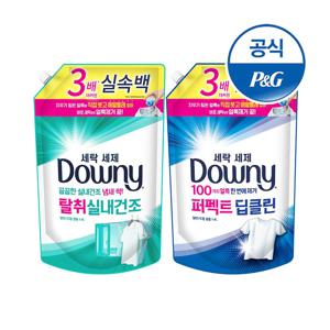 프리미엄 세탁세제 퍼펙트딥클린/탈취실내건조 혼합 리필 1.4L 2개