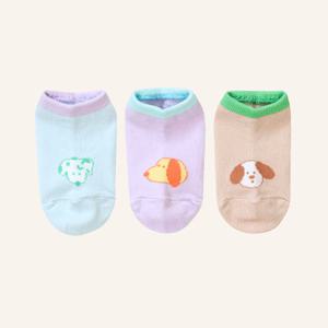 여름 발목 아동 주니어 동물 양말 뭉치 3종 세트