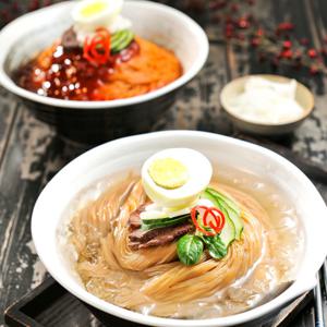 대용량 오장동 물/비빔 왕 냉면 X 면2kg 소스10팩 세트