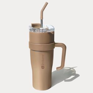 몬스터 대용량 텀블러 스텐 빨대 손잡이 차량용 물병 보틀 1.2L