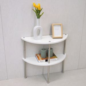 스테인리스 콘솔 반달 선반 사이드테이블