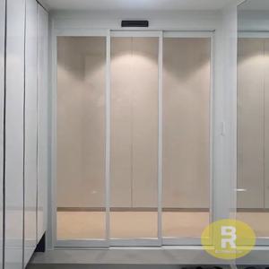 자동문 초슬림3연동 화이트 브론즈강화유리(컬러디자인변경가능)