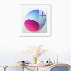 2012F얀 칼럽-산호섬너머서 /메탈프레임 아크릴 매트액자 컨템포라리 모던추상