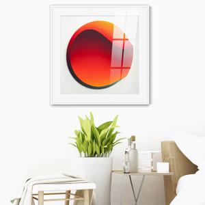 2013F얀 칼럽-버닝 웨이브 522 /메탈프레임 아크릴 매트액자 컨템포라리 모던추상