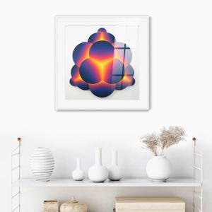 2015F얀 칼럽-카니발 만화경 /메탈프레임 아크릴 매트액자 컨템포라리 모던추상