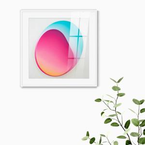 2016F얀 칼럽-용해된 사하라 새벽 /메탈프레임 아크릴 매트액자 컨템포라리 모던추상