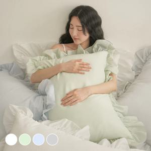 스노우 시어서커 리플 릴리 프릴 베개커버 50x70 4컬러
