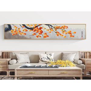 [해외]DIY 명화 그리기 대형 유화 아크릴화 쉬운 그림 캔버스 색칠 감 캔버스 가로 45