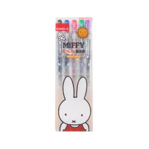 동아 NEW 미피 향기 중성펜 5색 세트