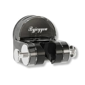 강력흡착 샤워기 거치대 상하조절 회전 벽부착 샤워헤드 홀더 무타공 설치