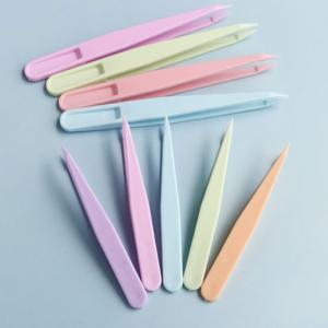 다꾸 미니 집게 핀셋 휴대용 다용도 공예용 diy 부자재 공구 플라스틱 스티커 네일아트용