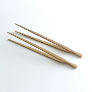 네추럴 꽃차 집게 황죽 엽저 연잎용 차집게 다도 티클래스 차도구
