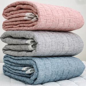 믹스 시어서커 여름침대패드 겸 카페트 (SS/Q) 3colors