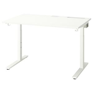 밋손 책상 공부 사무실 작업 120x80cm 화이트 (높이조절)