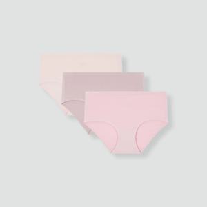 여 모달 노라인 힙허거 팬티 3P (4 colors)