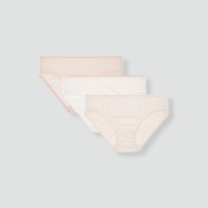 여 코튼 동그라미 힙허거 팬티 3P (3 colors)