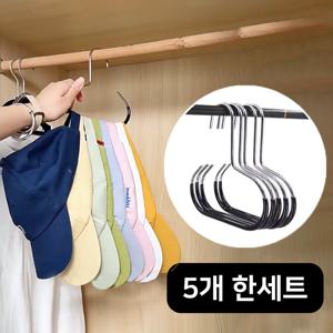 다용도 클립형 논슬립 모자걸이 옷장 정리용 행거형 후크