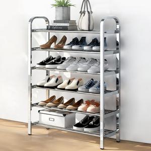 현관 폭좁은 낮은 스텐 선반 오픈 작은 신발장