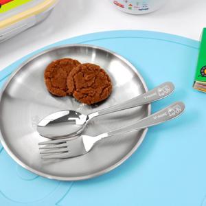 어린이 유아 숟가락 포크 자동차 캐릭터 자기주도 스푼 유치원 어린이집 수저포크 세트