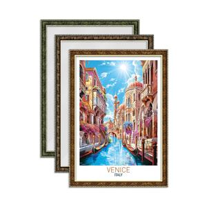 이탈리아 베니스 퍼즐 500P+슬림앤틱 액자 세트