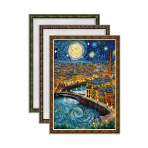 피렌체의 밤 퍼즐 500P+슬림앤틱 액자 세트