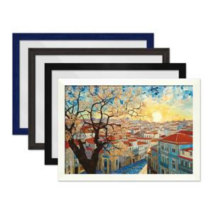 리스본의 휴일 퍼즐 500P+슬림우드 액자 세트