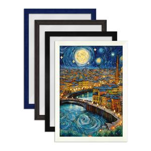 피렌체의 밤 퍼즐 500P+슬림우드 액자 세트