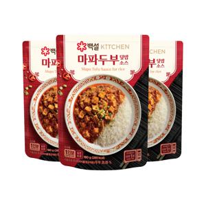 백설 마파두부 덮밥 소스 180g*3개