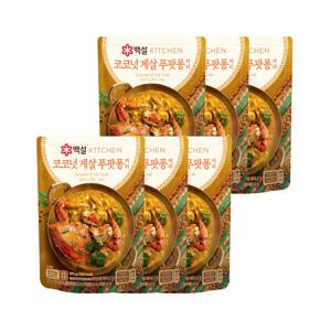 백설 코코넛게살 푸팟퐁 커리 170g*6개