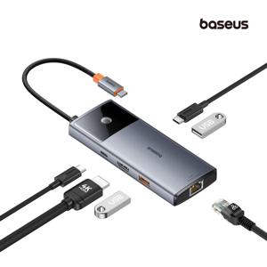 메탈 글림2 6in1 C타입 멀티 포트 허브 BS-OH099