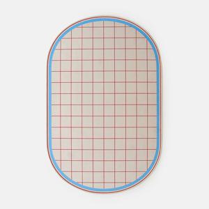 BWTZ 먼지없는 워셔블 러그 카페트 타일체크(레드) 3size