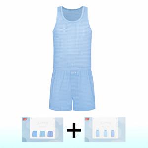 남자 순면 모시메리 나시 런닝 트렁크 6P 세트QWB5212