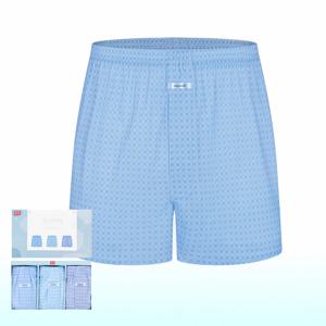 남자 순면 모시메리 사각 트렁크 팬티 3P 세트QFB5330