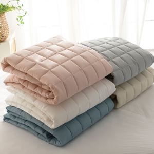 텐셀 모달 100% 고정밴드 사계절 누빔 침대패드 SS/Q 5color