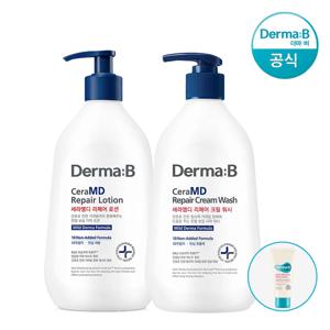 세라엠디 리페어(로션+크림 워시)+튜브견본