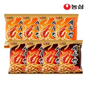 새우깡 4봉 + 매운새우깡 4봉