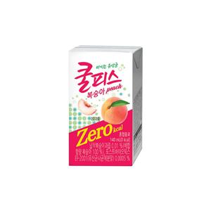 쿨피스 복숭아 테트라 140MLx24입 음료 음료수