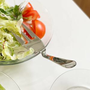 스테인레스 꺾임 서빙 커트러리 포크