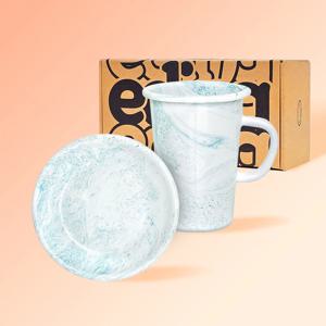 마블웨이 미니 플레이트12 1P + 핸들 롱텀블러 1P Gift box