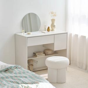 모모 콘솔 원목 틈새 수납 수납장 화장대 900