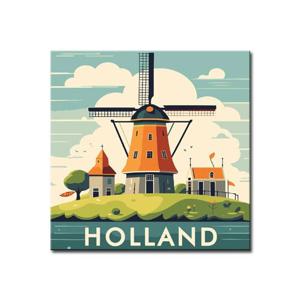 3+1 DIY 명화그리기 시티 25x25cm B48_Holland_홀란드
