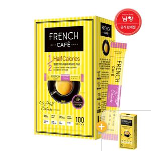 프렌치카페 카페믹스 1/2 하프칼로리 100T 스틱커피 + 믹스 10T 증정
