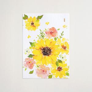 해바라기 인테리어 엽서