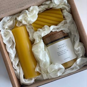 천연 밀랍초 , 천연 밀랍 선물세트 / B set