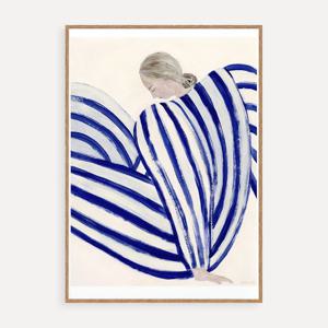 더포스터클럽 Blue Stripe At Concorde 소피아 린드 아트 프린트
