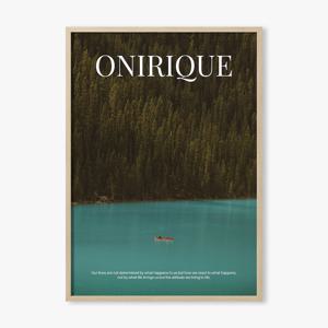 인테리어포스터 호수 숲 자연 거실풍경사진 여행 힐링 휴식 Onirique