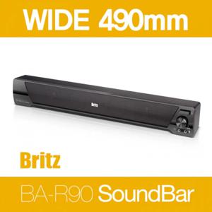 브리츠 BA-R90 2채널 스피커 PC사운드바 블랙 USB전원