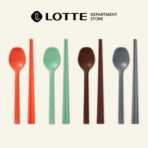 실리콘 안심 수저 4인 명품 선물 세트 8color