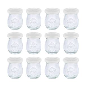 PE 튤립쉐이프75ml(PE-788) 12p 독일 웩 밀폐용기+PE 마개 세트