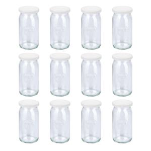 PE 실린더형145ml(PE-789) 12p 독일 웩 밀폐용기+PE 마개 세트